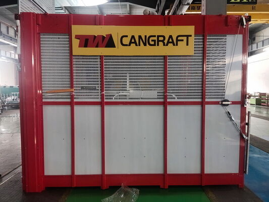 お買い得 スタックとピニオン 建築用ハイスター,VFD制御,ホットディップガルバン化 2000kg 建設用ビルディングハイスター,0-46m/Min 乗客用材料ハイスター オンライン