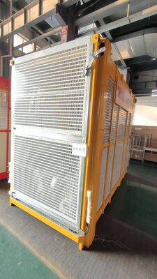 お買い得 半速ダブルケージ ラックとピニオンビルディングホイスト/2000kgs インバーターと熱電圧マストの負荷 オンライン