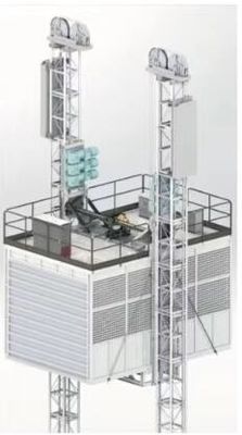 8000kg 建設現場 ハイスト 37kW 建設 スキップエレベーター CE 承認