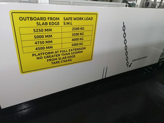 お買い得 4200mmの幅の構造のローディングのプラットホーム引き込み式のSuperdeck MLP4200 オンライン