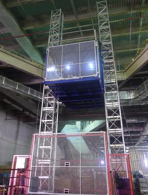 ツインマスト 貨物 30m/Min 建設現場 積み上げ機 倉庫