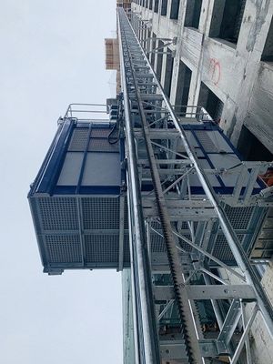 建設現場 500m 46m / Min 乗客と材料のリフト エアコン付き