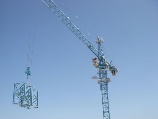 お買い得 固定型10トンの建設現場クレーン,45m/min ルーフィングタワークレーン オンライン