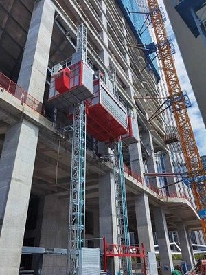 建設現場 4000KG ラックとピニオン 建設ハイスター CE 承認