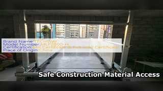 クレーン積載デッキトンの安全な建設アクセス
